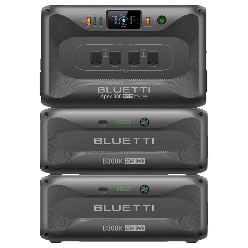 BLUETTI Apex 300 + 2*B300K